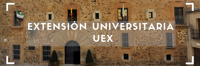 Portada del Palacio donde se encuentra ubicado el edificio de Rectorado de Cáceres